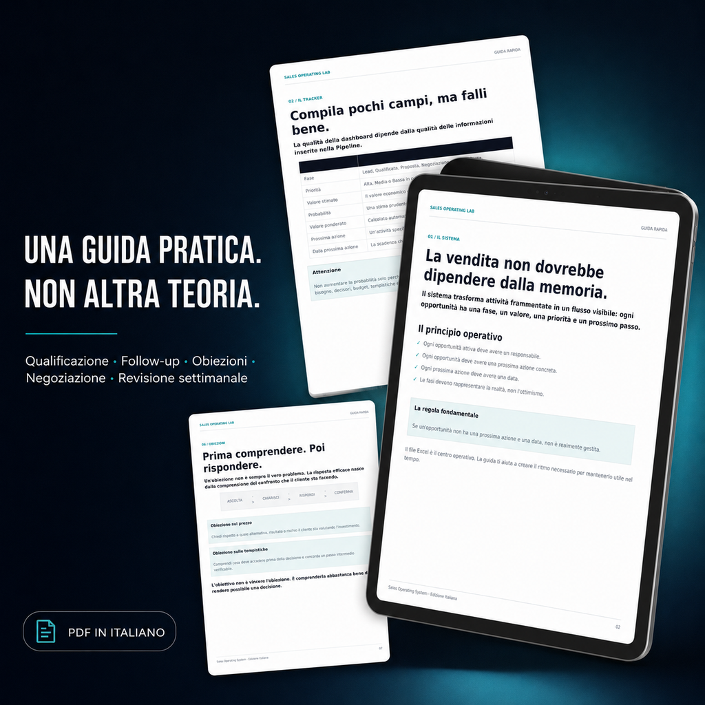 Sistema operativo delle vendite